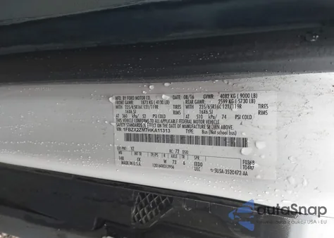 2017 Ford Transit Wagon Xlt from USA, damaged, VIN 1FBZX2ZM7HKA11313